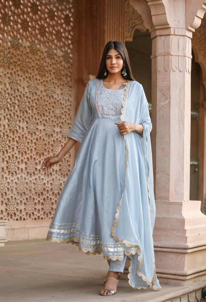 SALE: Pastel Kiss Festive Ready Suit (3 piece)