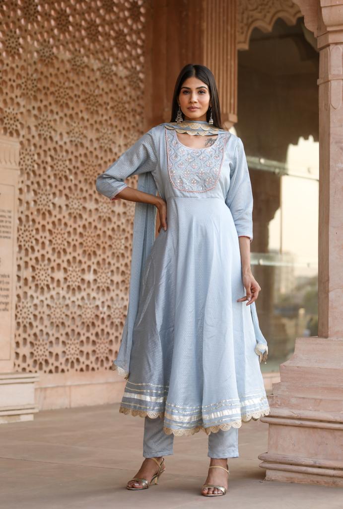 SALE: Pastel Kiss Festive Ready Suit (3 piece)