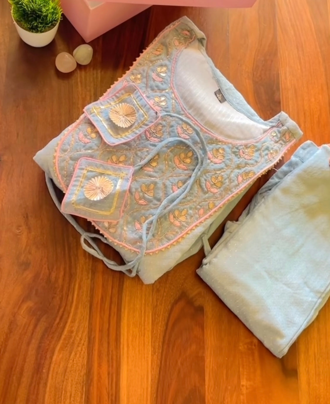 SALE: Pastel Kiss Festive Ready Suit (3 piece)