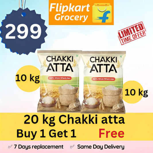 All in One Combo of 2: 20Kg Chakki Atta