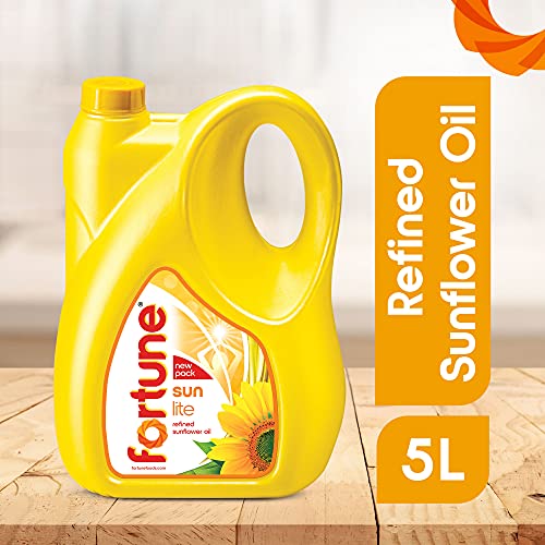 5L Fortune Sunlite Refined Sunflower Oil Jar
