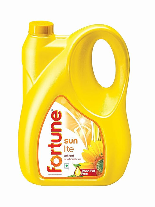 5L Fortune Sunlite Refined Sunflower Oil Jar