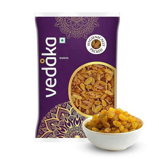 1 Kg | Kismish | Premium Dried Grapes | Sweet Fruity Taste and Soft Chewy Texture | Natural Source of Antioxidants, Potassium &amp; Fiber | Healthy Snack