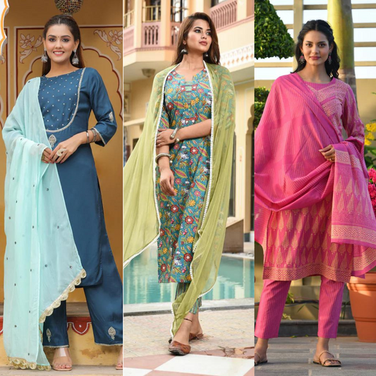 COMBO OF 3 XTRA PREMIUM SUIT SET